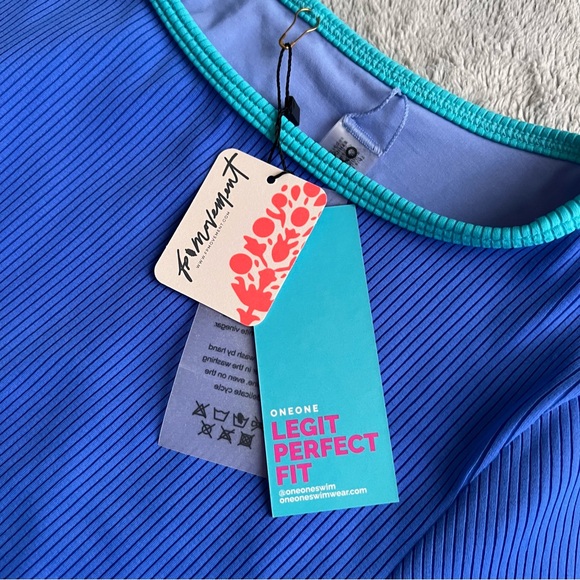 NWT Free People OneOne Two-Piece Ribbed Swimsuit Brenda Gaby Crop Surf  Bilbao - Picture 3 of 16